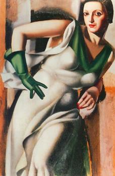 塔梅拉 德 萊姆皮卡 Lady with Green Glove 塔梅拉 德 萊姆皮卡 Lady with Green Glove